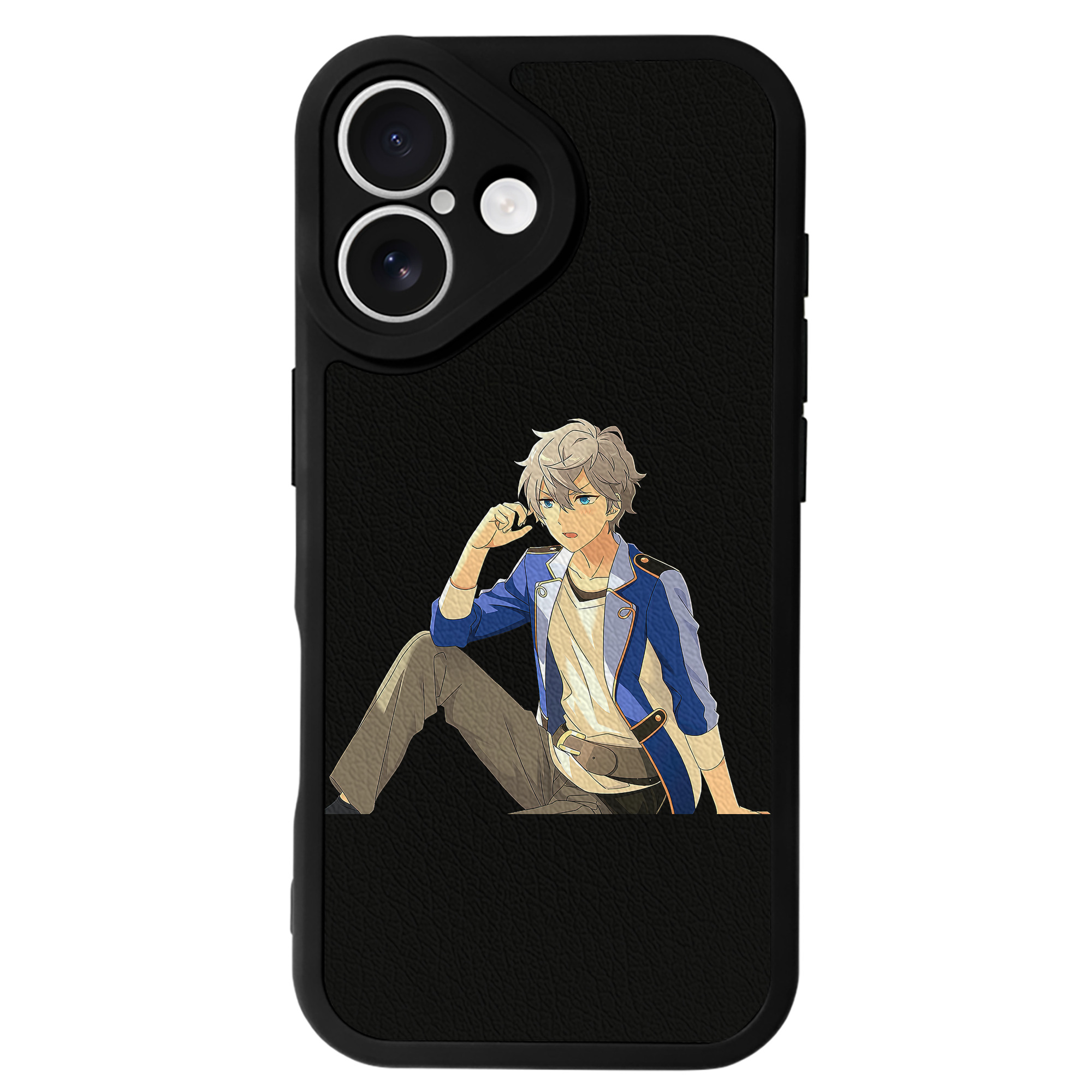 （画像用） あんさんぶるスターズ! Ensemble Stars 【iPhone 16シリーズ対応】シリコンスマホケース（レザー調） 材質：シリコン